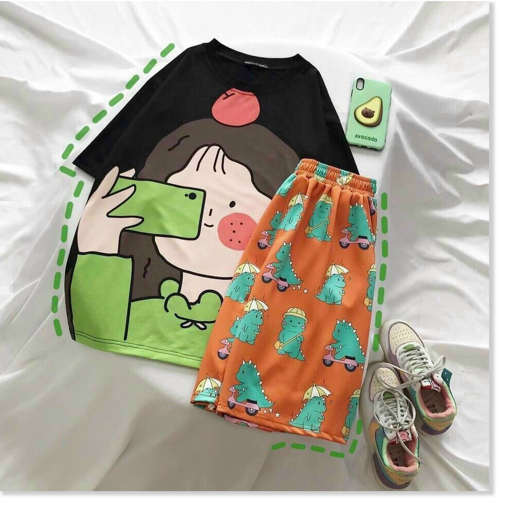 SET THUN NỮ COTTON,NHIỀU MÀU SẮC XINH XẮN,THIẾT KẾ HỌA TIẾT SINH ĐỘNG LANA FASHION