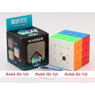 Rubik 4x4x4. Mofang Jiaoshi Meilong Stickerless  Thường/Có Nam Châm