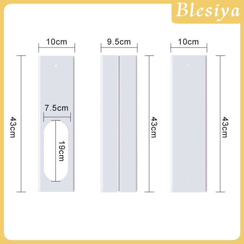 [BLESIYA] Portable Air Conditioner Window Kit with Coupler Adjustable Window Seal for AC Unit