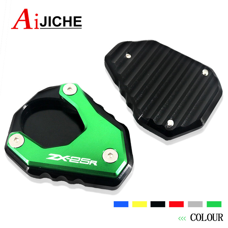 Chất Lượng Cao Cho KAWASAKI ZX-25R ZX25R ZX 25R 2020 2021 2022 Xe Máy CNC Chân Đế Bên Đứng Mở Rộng Mở Rộng Miếng Lót