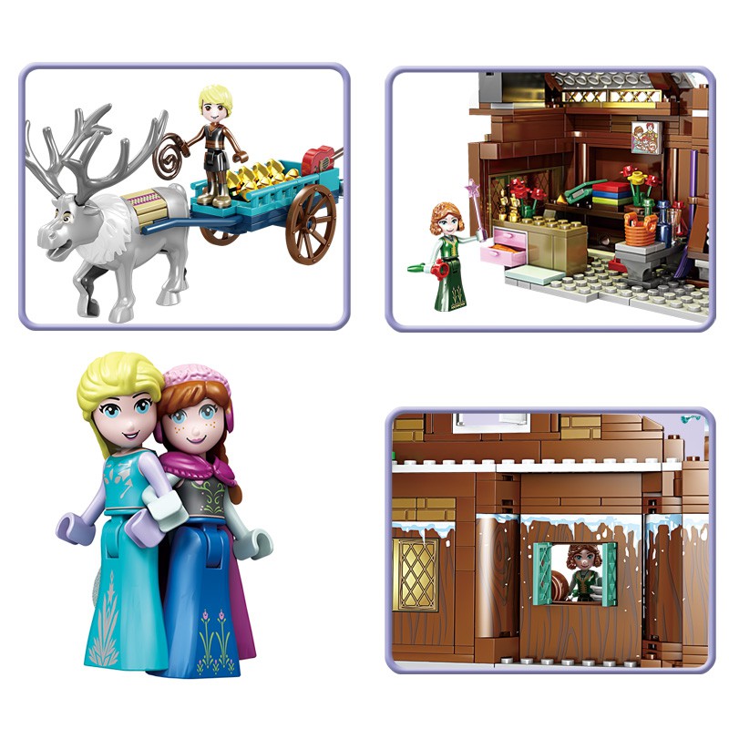 Bộ Đồ Chơi Lego Xếp Hình Công Chúa Disney Gồm 715 Mảnh