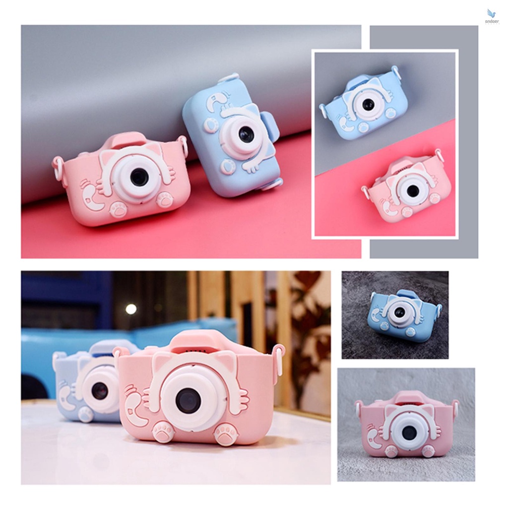 Camera kỹ thuật số 20MP 1080P HD dễ thương có thể sạc lại màn hình 1.9 Inch 32GB hỗ trợ thẻ nhớ cho bé 3-10
 | BigBuy360 - bigbuy360.vn