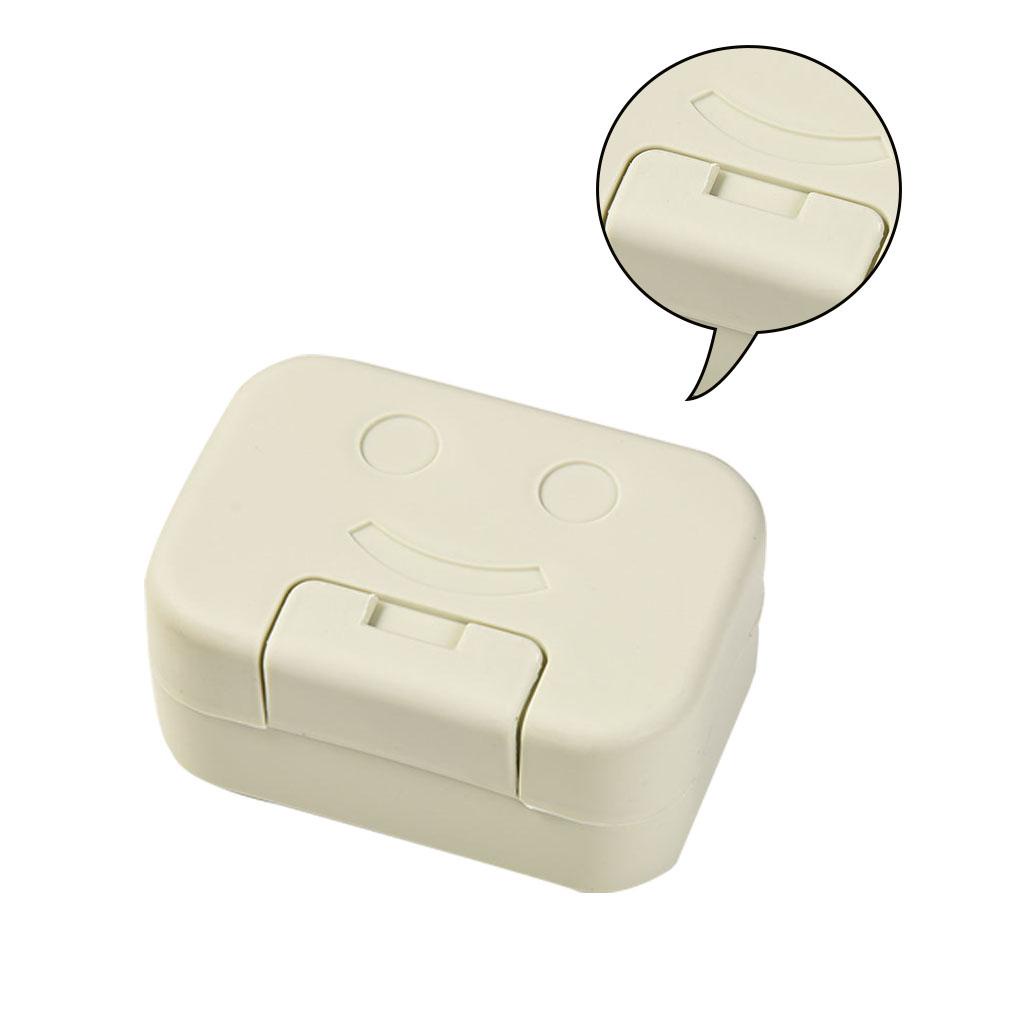 Hộp Nhựa Đựng Xà Phòng Hình Mặt Cười Chống Thấm Nước Tiện Dụng Khi Đi Du Lịch