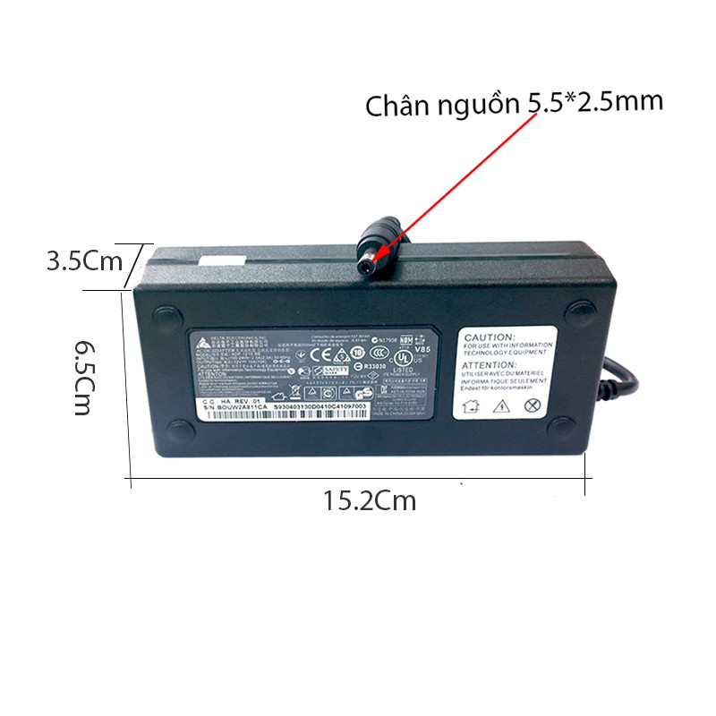  Adapter 12v 10a Delta Hàng Chính Hãng Loại Tốt