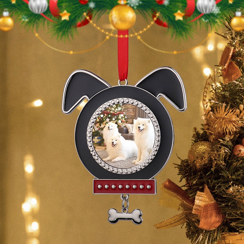 Mojito Khay Đựng Mặt Dây Chuyền Bezel Hình Đầu Chó Mèo Dễ Thương