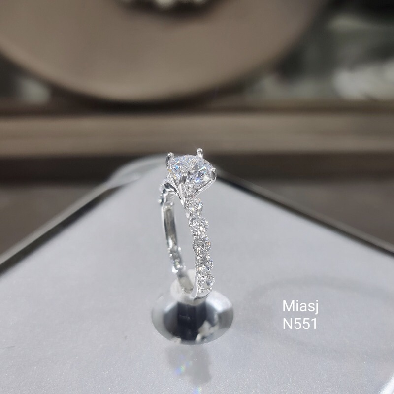 Nhẫn nữ bạc Ý S925 MiASJ nạm đá Cz cao cấp N551