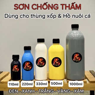 Sơn chống thấm thùng xốp - Hồ nuôi cá