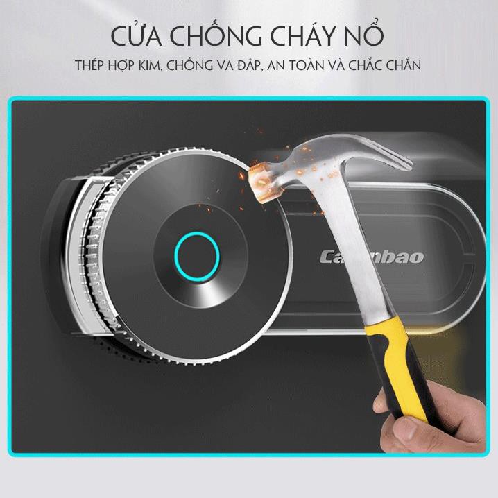 Két Sắt Mini Calenbao - Két Sắt Cá Nhân - Độ Bảo Mật Cao - Chống Cháy Nổ MS393