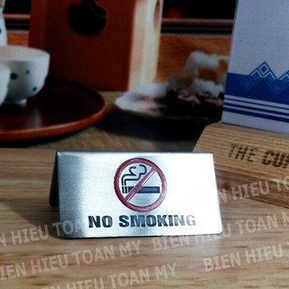 Biển Không Hút Thuốc để bàn