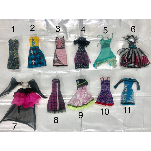 Áo quần búp bê Monster High