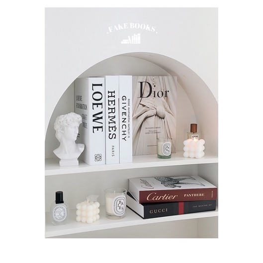Mô hình sách giả trang trí, sách decor bàn làm việc, phụ kiện chụp ảnh