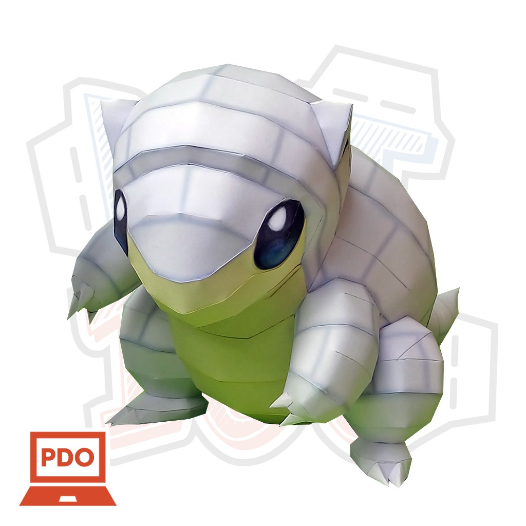 Mô hình giấy Pokemon Alolan Sandshrew