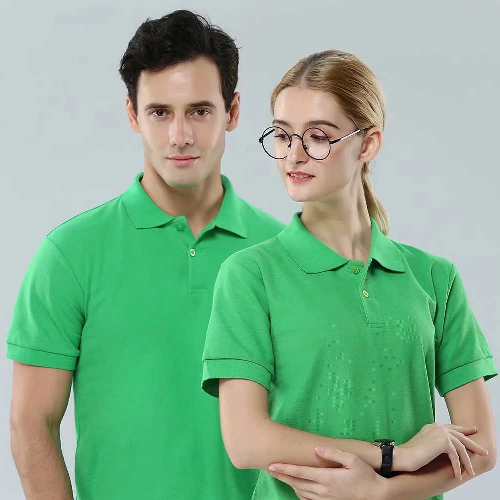 Áo Thun Có Cổ Polo Cá Sấu 4 Chiều Cổ Bẻ Màu Xanh Két - Xanh Lá Phom Xuông Dùng Cho Nam Và Nữ