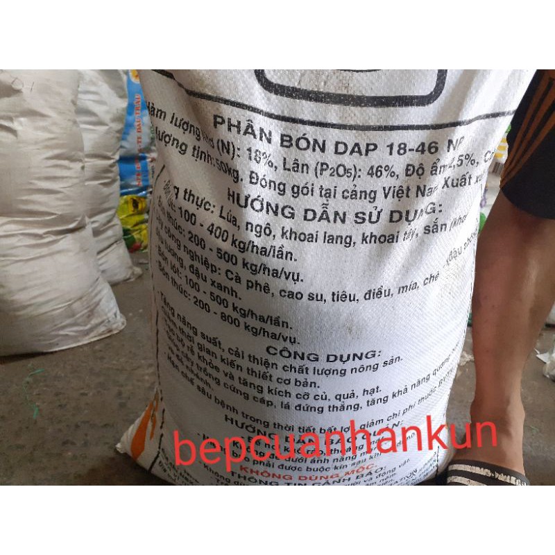 1kg Phân D.A.P Phức Hợp Vô Cơ Chứa N, P Màu Đen