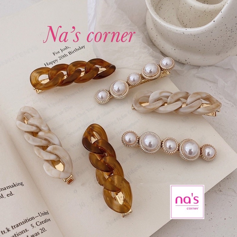 Set 2 Kẹp tóc mỏ vịt sang trọng phong cách Hàn quốc