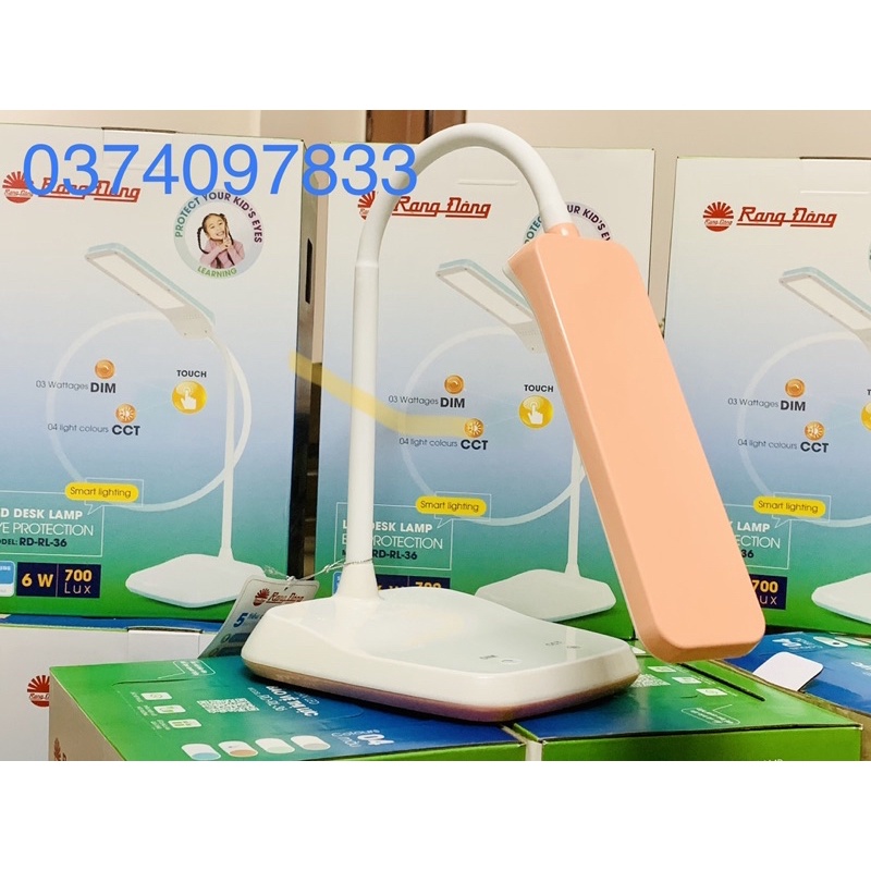 Đèn bàn LED cảm ứng đổi màu Rạng Đông RD-RL-36.LED