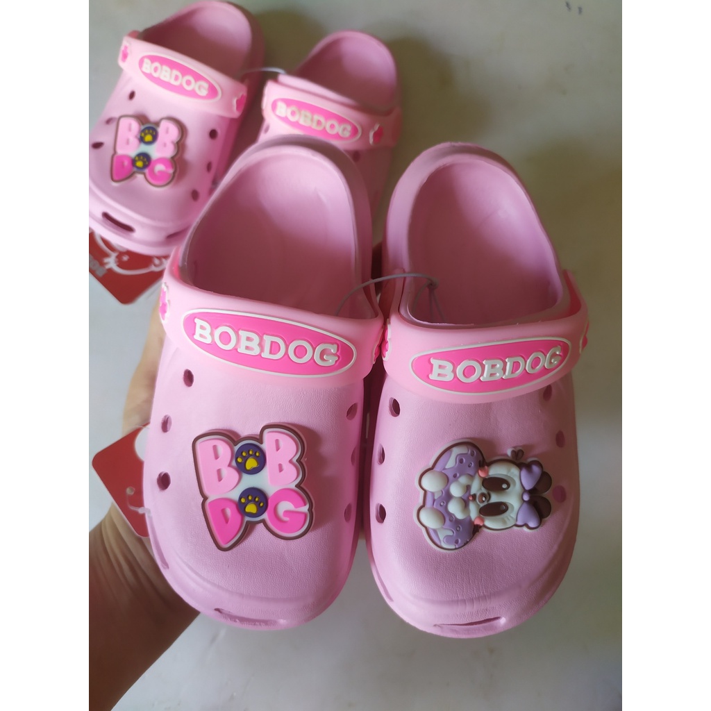 Dép sục Bobdog hồng cho bé gái