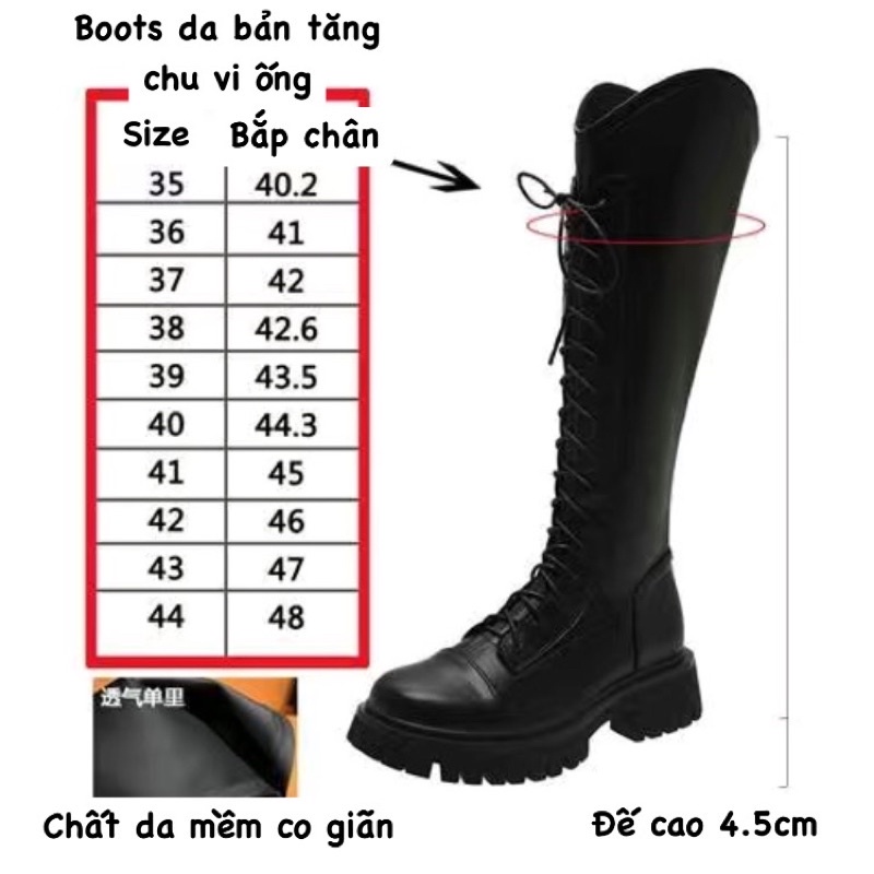 LOẠI 1 BOOTS DA QUẢNG CHÂU CAO CẤP LOẠI 1 BIGSIZE