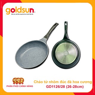 Chảo Đá Hoa Cương Tốt Nhất Cho Bếp Từ Goldsun 26-28cm