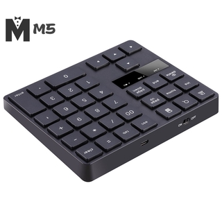 Bàn Phím Số Không Dây 2.4g Với 35 Phím Cho Pc / Laptop / Macbook / Imac