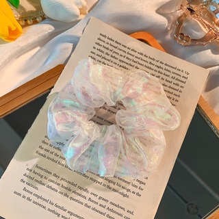 Cột tóc Hàn Quốc scrunchie tiểu thư màu galaxy lấp lánh LALAKA
