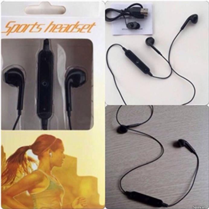 [ Siêu Rẻ ] ( FREESHIP 99K ) Tai nghe thể thao bluetooth nhét tai không dây S680 Bảo Hành 6 tháng