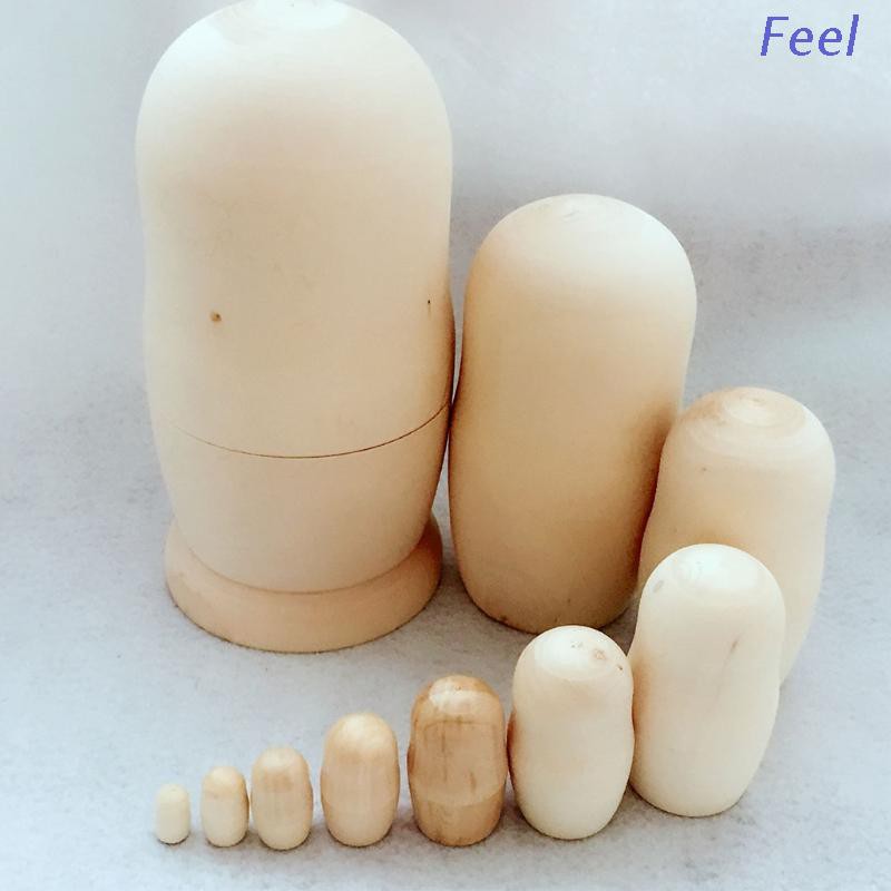 Set 10 Búp Bê Nga Bằng Gỗ Tự Sơn