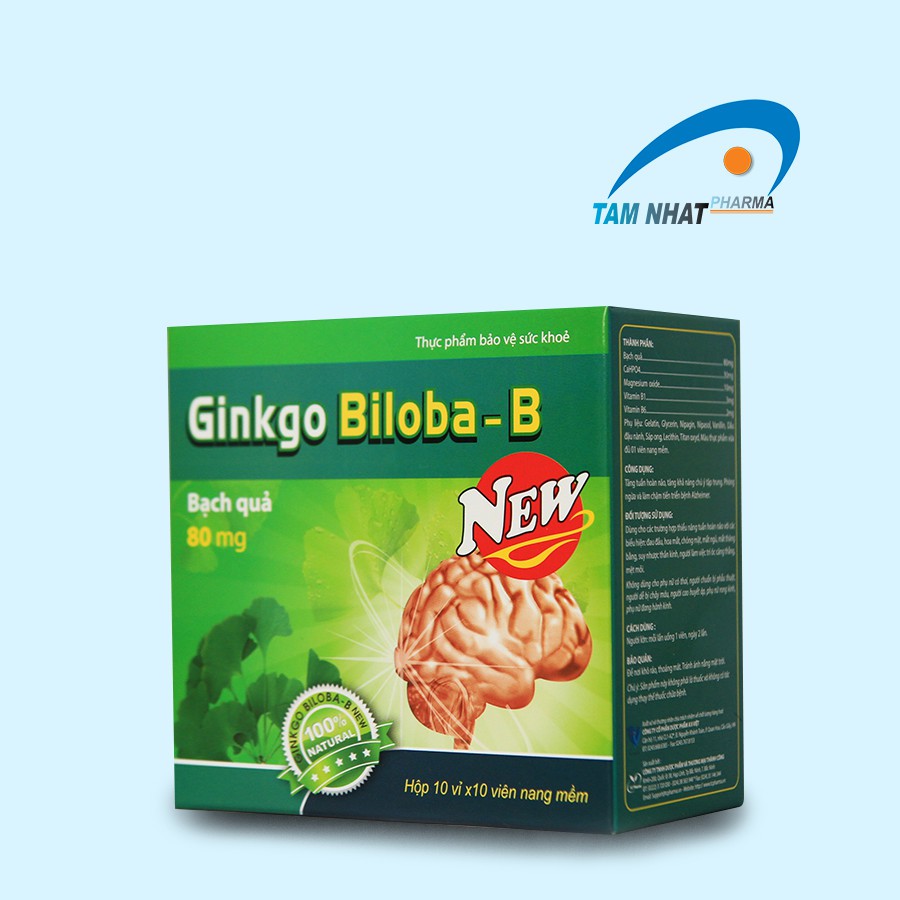 Viên Uống Bổ Não - Ginkgo Biloba 80mg