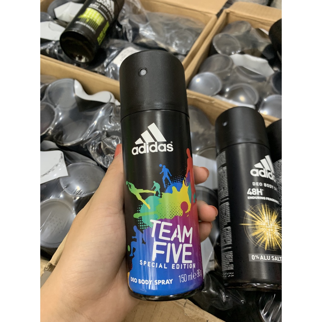 Xịt Khử Mùi Nam Adidas Deo Body Spray 48H 150ml Lưu Hương Toàn Thân Phong Cách Lịch Lãm, Nam Tính