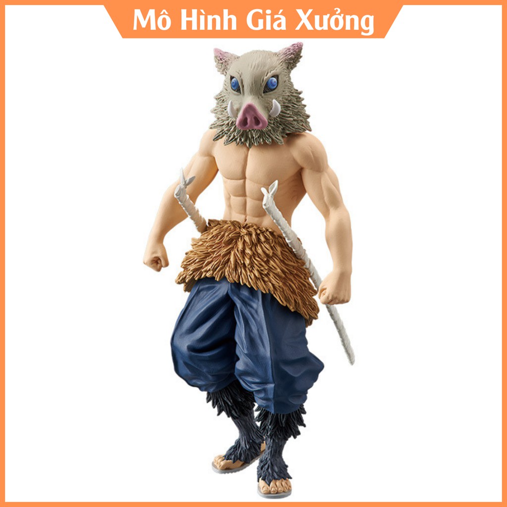 Mô hình Kimetsu No Yaiba figure Demon Slayer Hashibira Inosuke cao 16 cm - figure thanh gươm diệt quỷ