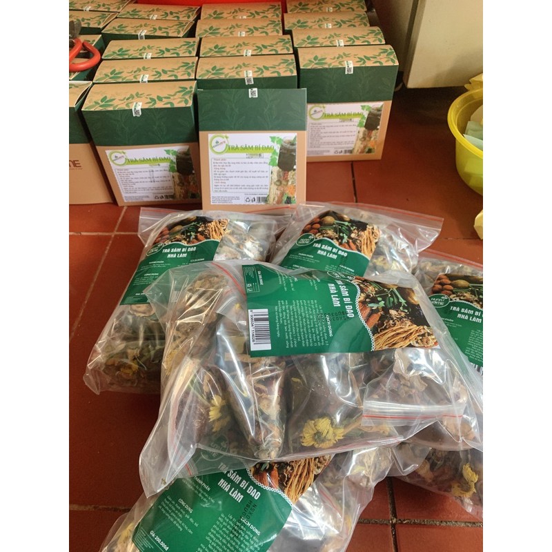 Set 10 gói trà sâm bí đao thanh nhiệt giải độc