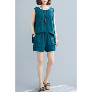 C04 bộ đồ big size freesize thời trang hè cho người béo 45-100kg áo rộng quần short