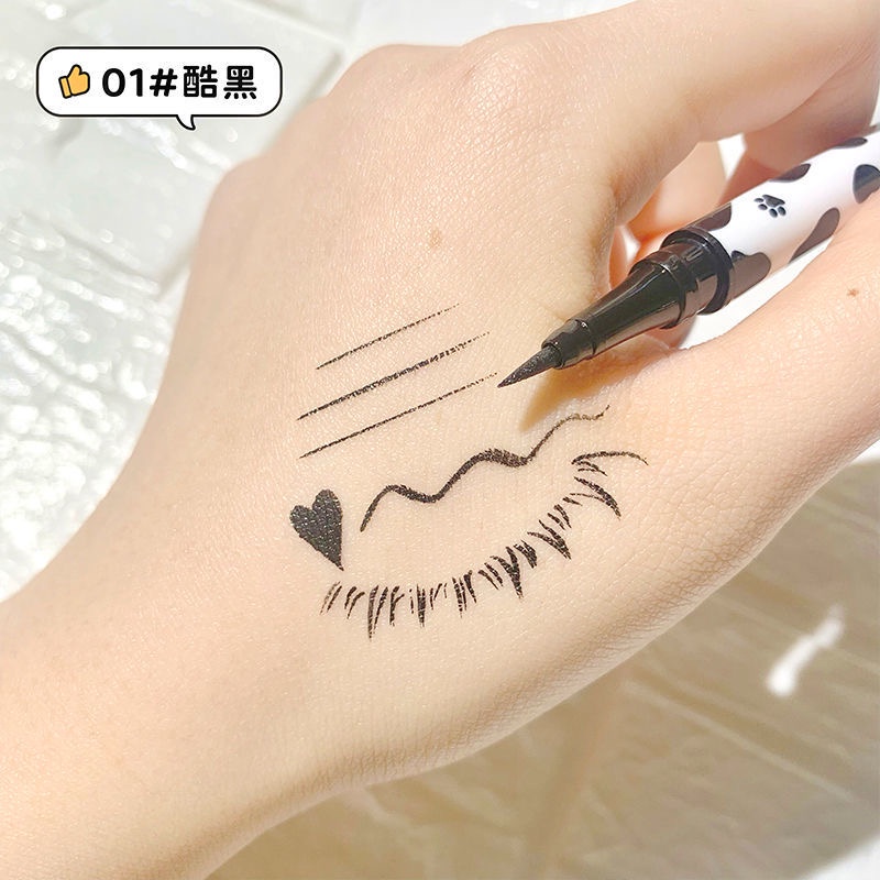 Bút Kẻ Mắt Dạng Lỏng Màu Đen Nhanh Khô Lâu Trôi Chống Thấm Nước
