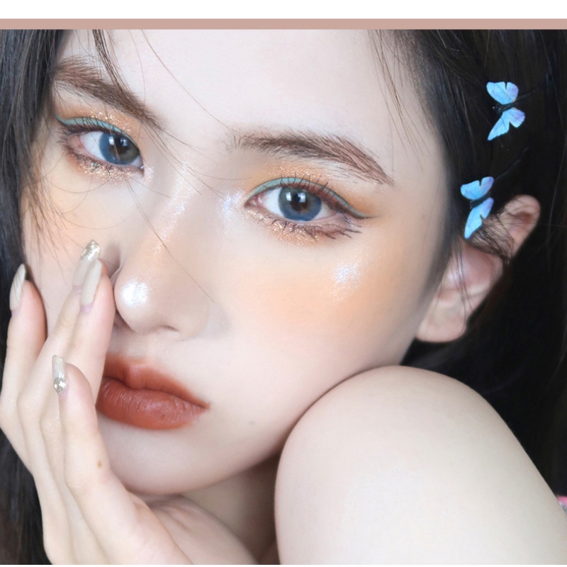 Bảng phấn mắt XIYUAN bốn màu lì và ánh ngọc trai kết hợp thời trang