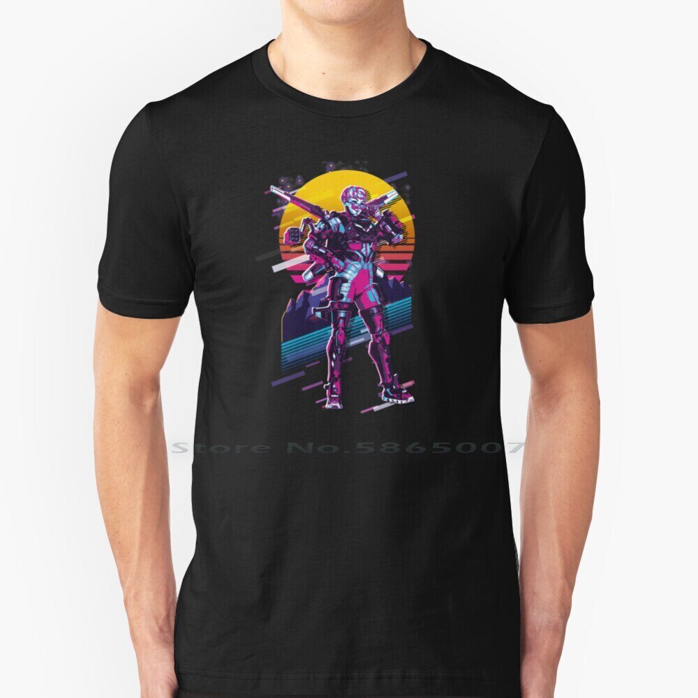 Apex Legends-Valkyrie * thập niên 80 Retro * Áo 100% Cotton Valkyrie Apex Legends Apex Legends Nhân 