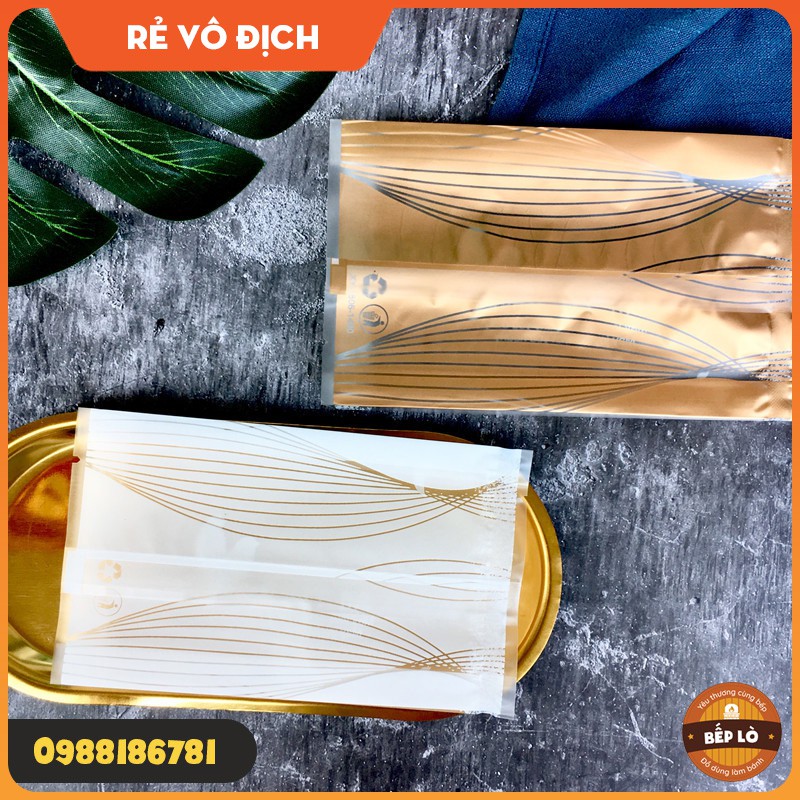 Túi đựng bánh trung thu Chim Hạnh Phúc loại 50gr 75gr 100gr 125gr - 1 set 100 túi