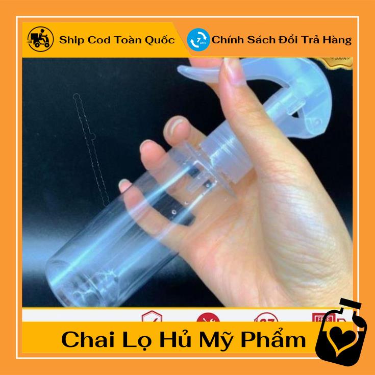 [TOP GIÁ RẺ] Chai nhựa pet phun sương Vòi Súng 100ml,150ml,200ml,250ml rỗng chiết mỹ phẩm ,Xưởng Chai Lọ