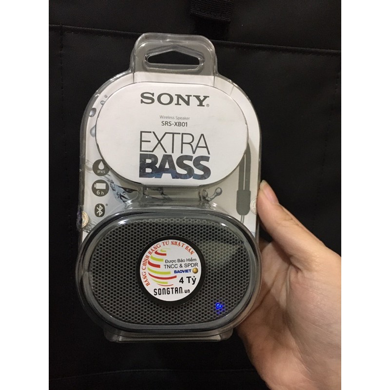 Loa Bluetooth SONY SRS-XB01 EXTRA BASS chống nước (HÀNG CHÍNH HÃNG)