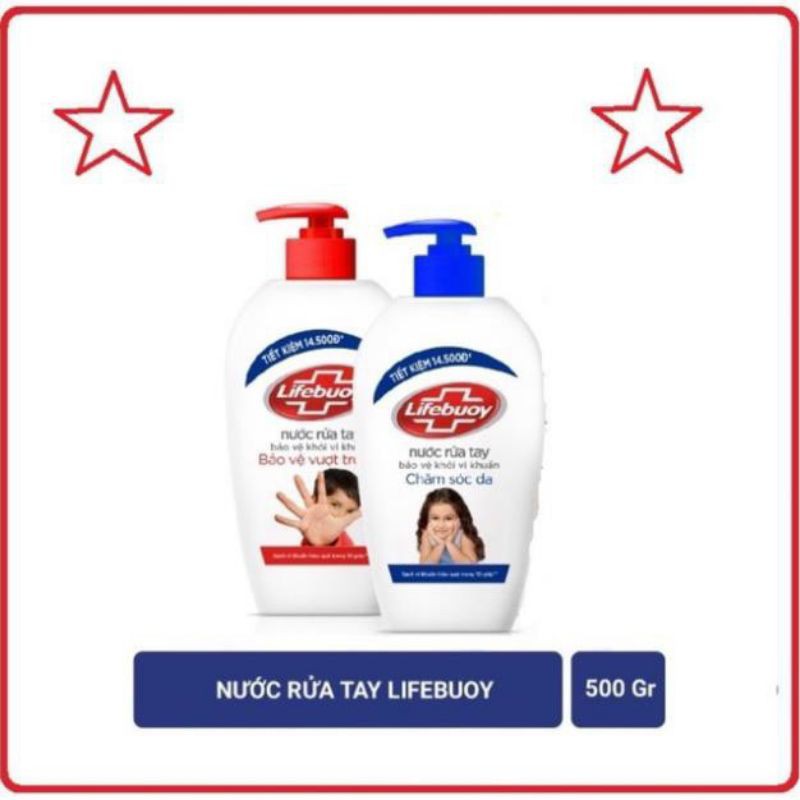 Rửa tay lifebuoy 500ml