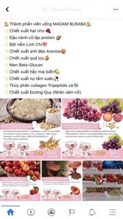 VIÊN UỐNG MADAM BUSABA [ chuẩn thái]