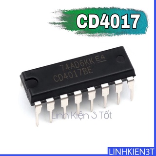 IC số CD4017 CD4017BE DIP-16 chính hãng