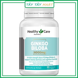 [ CÓ TEM] Viên Uống Bổ Não Healthy Care Ginkgo Biloba Úc [date xa] mẫu mới