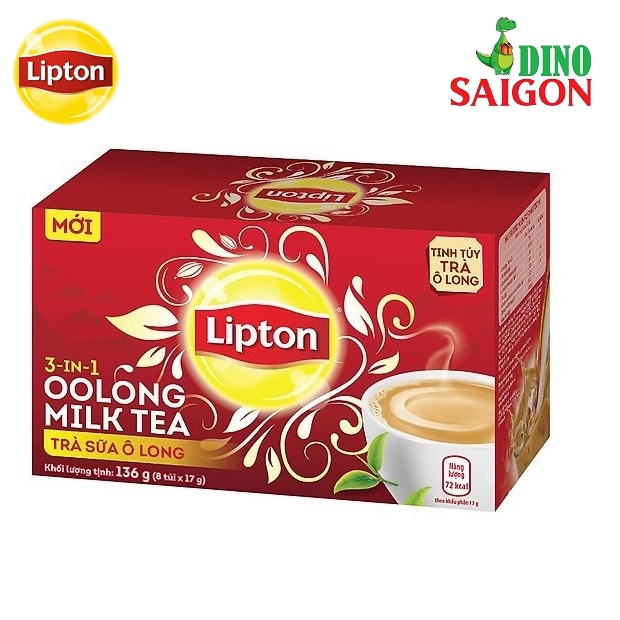 Trà Sữa Lipton vị Ô Long (Hộp 8 Gói x 17g)