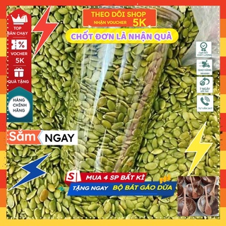 Nhân bí xanh Ấn Độ đã tách vỏ rang giòn - 500gr