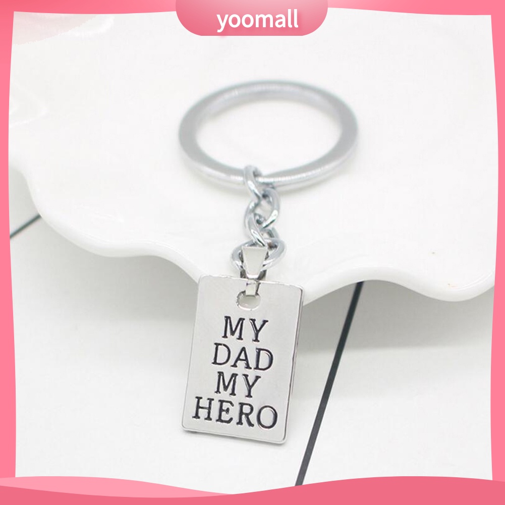 Móc khóa khắc chữ ý nghĩa dùng làm quà tặng cha