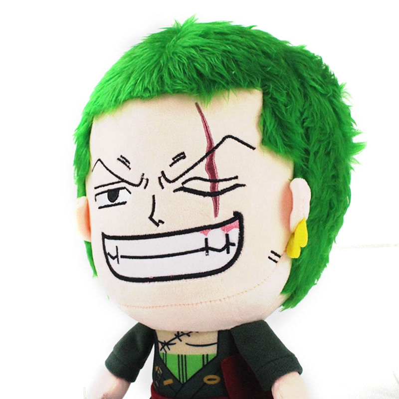 [Mã TOYDEC hoàn 20K xu đơn 50K] Thú Nhồi Bông Hình Roronoa Zoro Anime One Piece Cao 34cm