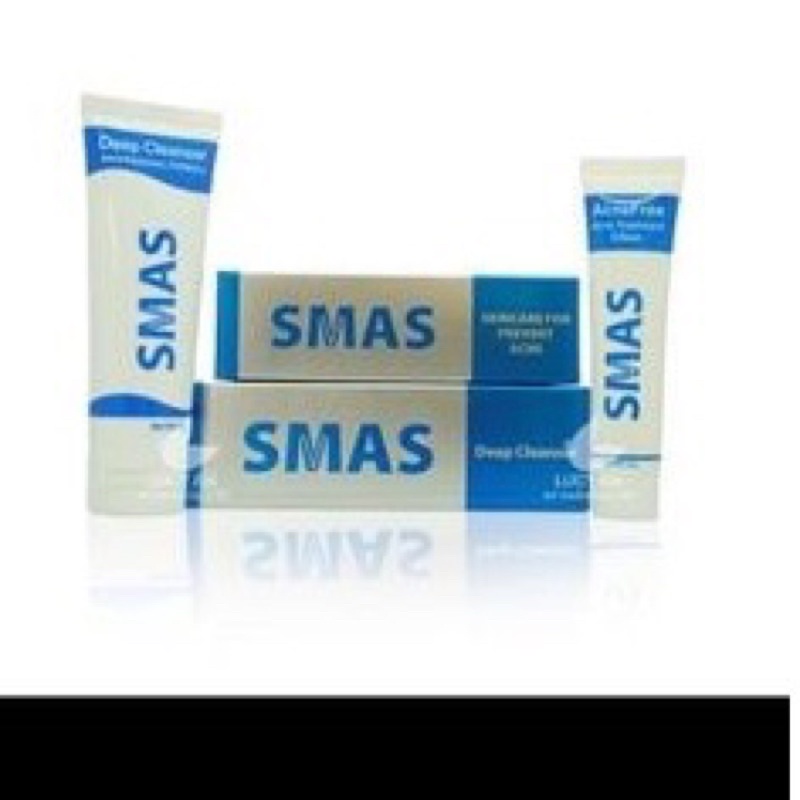 Sữa rữa mặt SMAS và kem mụn  SMAS
