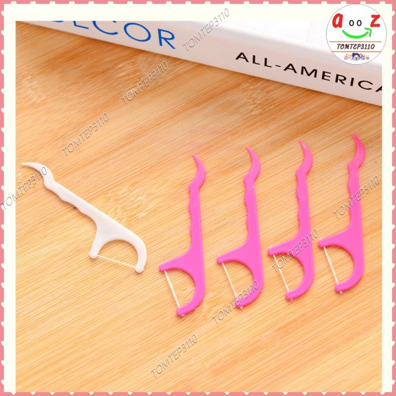 Tăm Chỉ Nha Khoa 2 Đầu Túi 25 Cây - Tăm Xỉa Răng