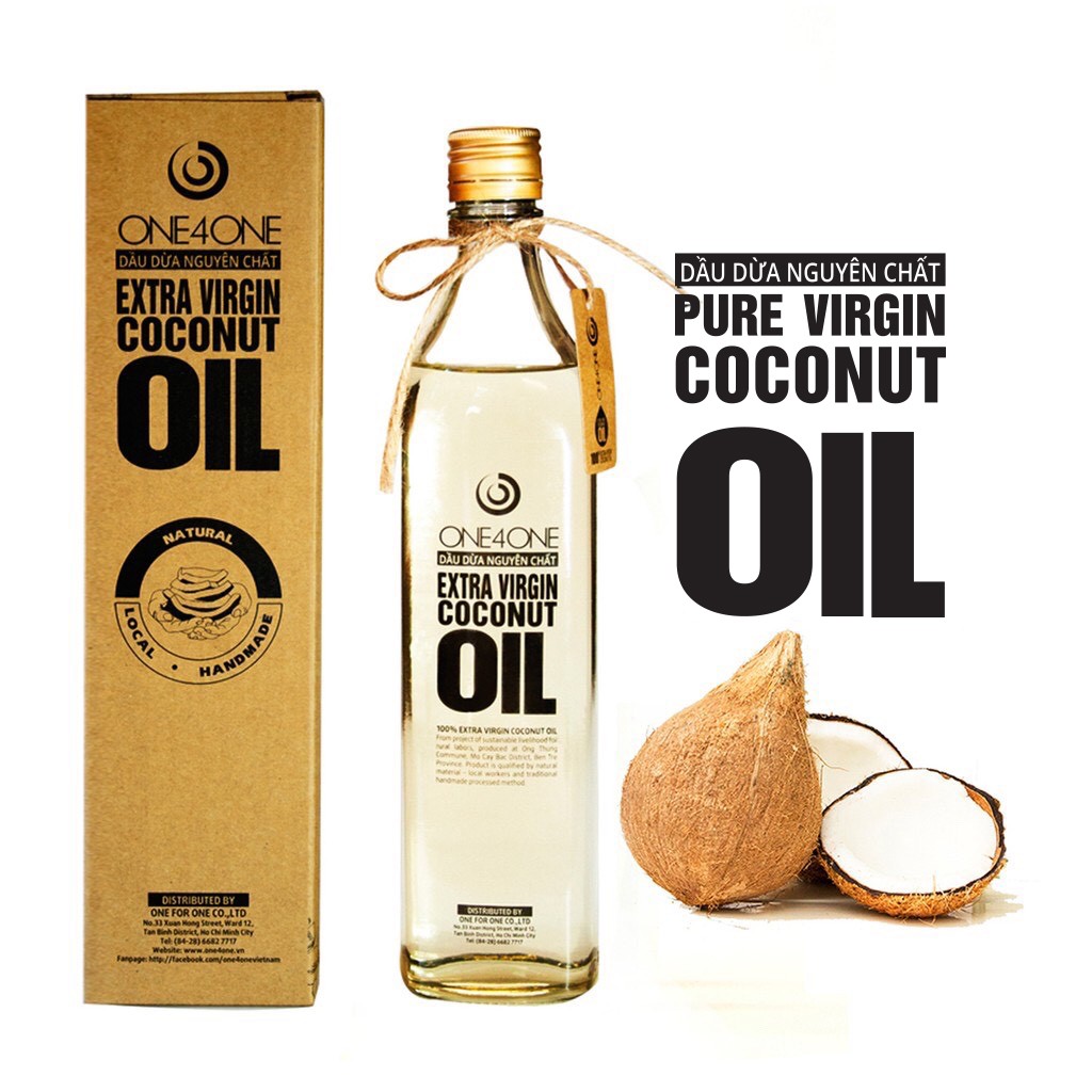Dầu Dừa Nguyên Chất 100% One4One - Pure Virgin Coconut Oil