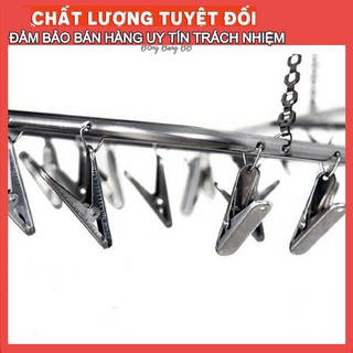 Móc trùm, Móc tròn inox không rỉ phơi đồ cho bé loại 20 kẹp Bống Bang BB